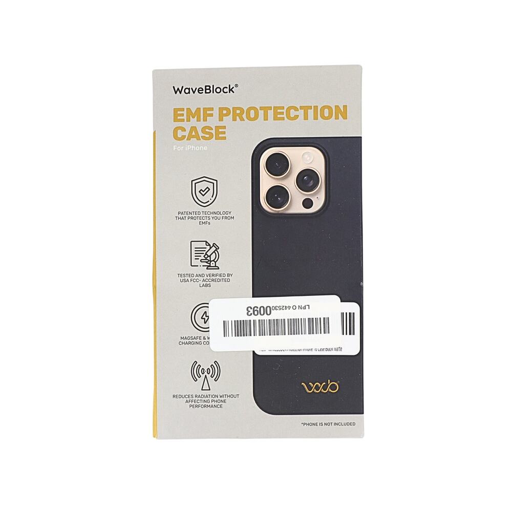 WAVEBLOCK iPhone Shielding Case All-in-One Protection Black iPhone 16 Plus